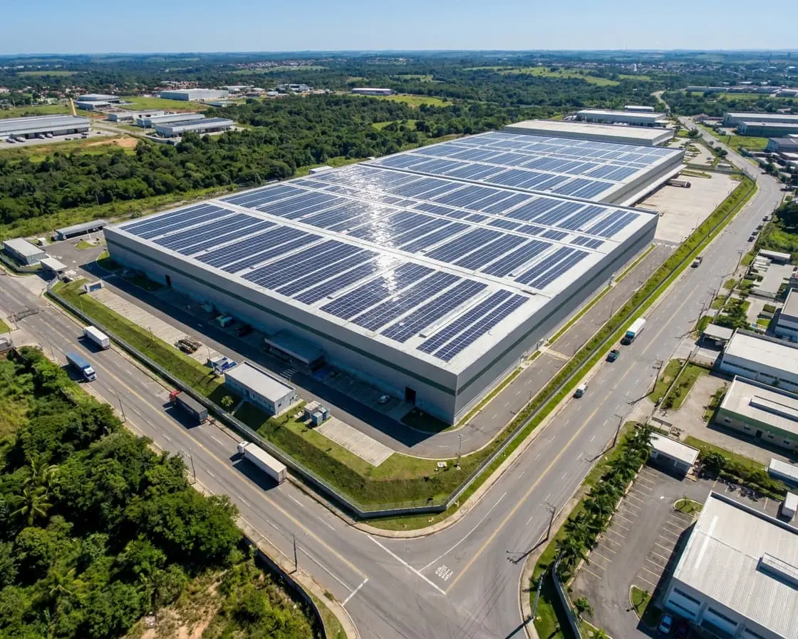 Energia solar para grandes indústrias